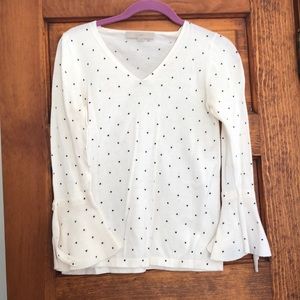 LOFT bell sleeve sweater